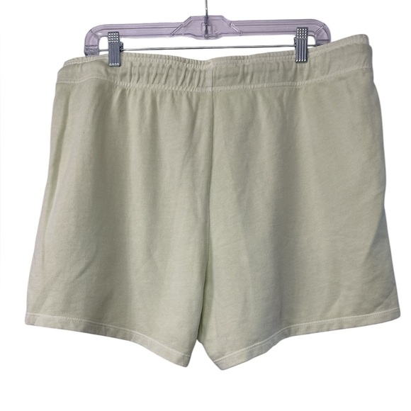 Abound Lime Green Drawstring Pocket Shorts Cotton Pull-On Size Large - Picture 5 of 6